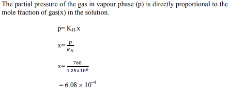 State Henry’s law. Calculate the solubility of CO2